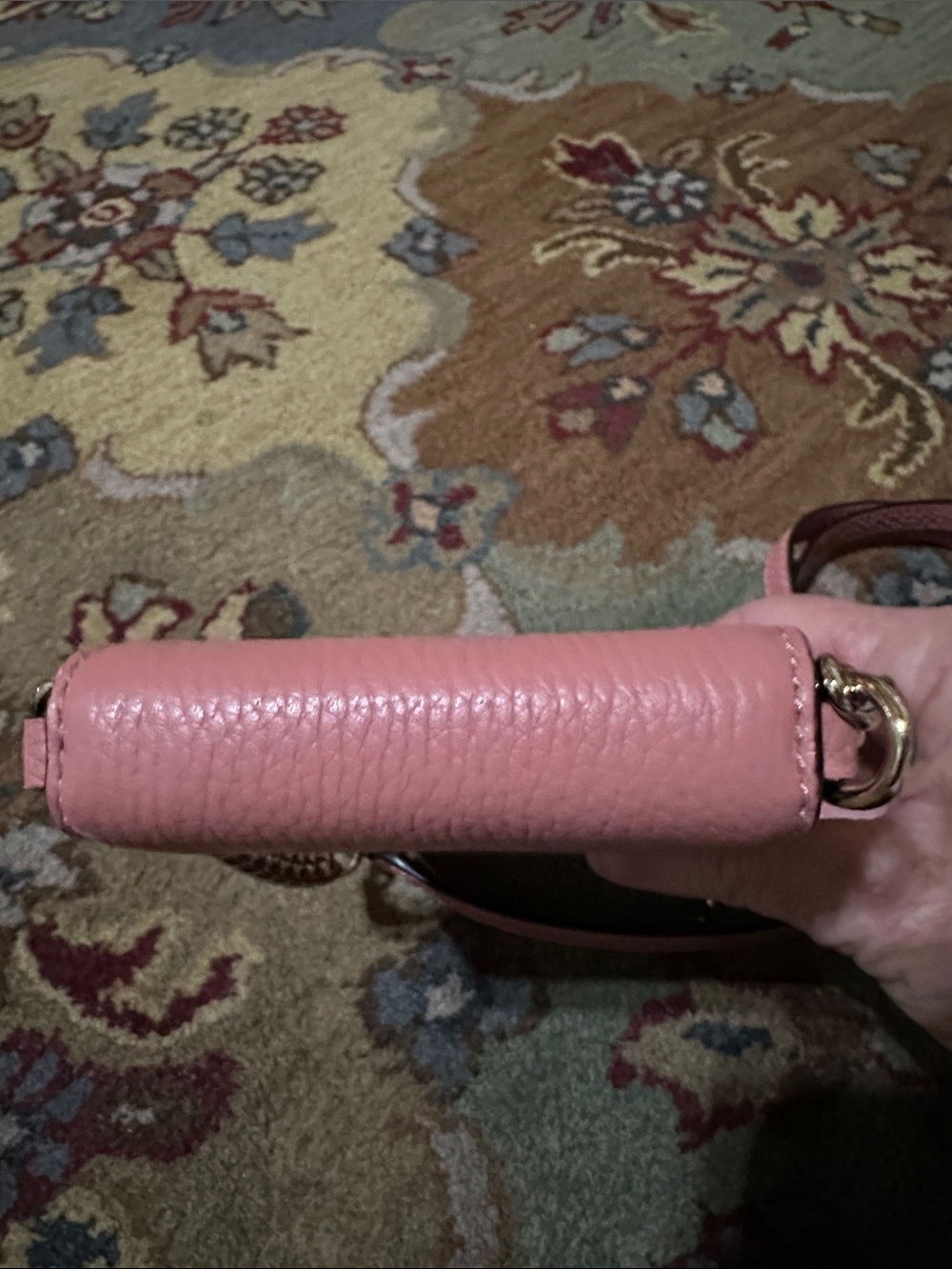 kate spade Madison Dusty Rose Pebbled Leather Cell Phone Crossbody with COA - Picture 8 of 14